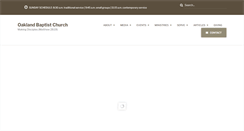 Desktop Screenshot of oaklandbc.com