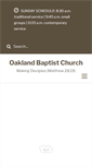 Mobile Screenshot of oaklandbc.com